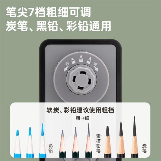 得力VB161美术专用削笔机/颜色到店自选或随机发货 商品图3