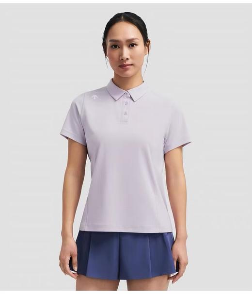 点此购买 迪桑特夏季高尔夫FIELD女士防晒修身短袖POLO衫 QK 324076 商品图9