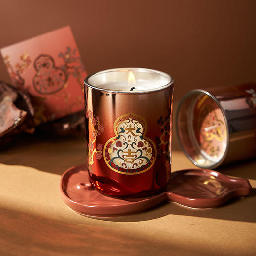 大英博物馆东方梦境系列单只香氛蜡烛-福禄大吉 大英博物馆安德森猫系列单只香氛蜡烛-埃及檀香 商品图1