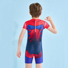 儿童泳衣男孩夏新款迪士尼系列蜘蛛侠连体游泳衣中大童游泳衣批发 商品缩略图2