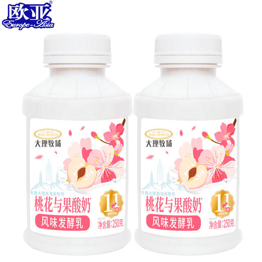 欧亚大理牧场桃花与果酸奶 商品图2