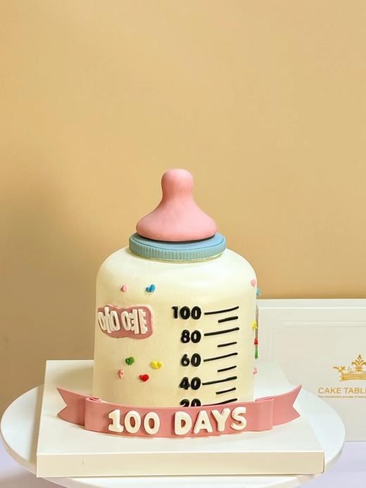 加高小兔子奶瓶卡通蛋糕-加高艺术蛋糕 商品图5