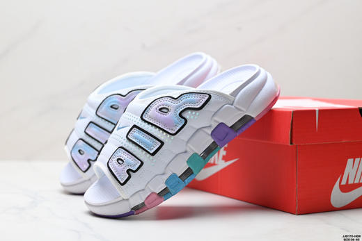 耐克NIKE AIR MORE UPTEMPO SLIDE皮蓬一字运动拖鞋FN3437-161男女鞋 商品图4