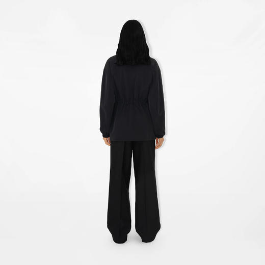 BURBERRY 巴宝莉 女士马术骑士图案贴花尼龙夹克外套 黑色 8104108 A1189 商品图3