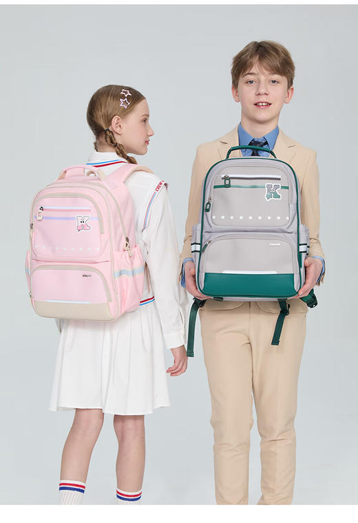 【1-6年级】卡拉羊小学生风琴书包轻便双肩包男背包 CX2254/2769 商品图11