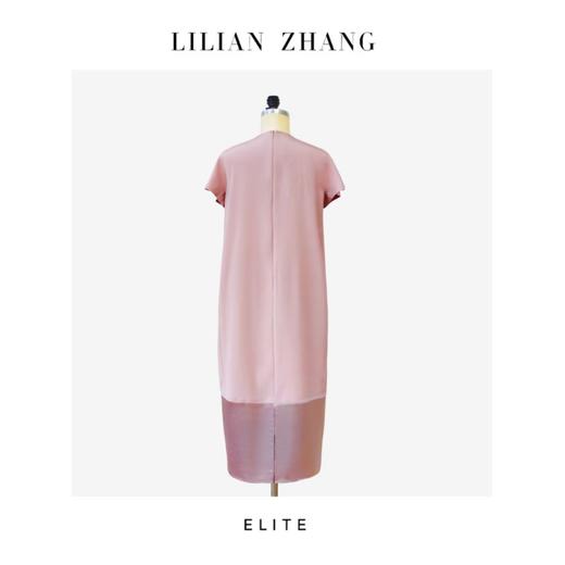 E“定制”——静奢风———柔韵悠雅———法式粉彩Oversize连衣裙 2501060 商品图2