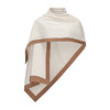 【月之女王】老钱风撞色设计绵羊毛混纺围巾 商品缩略图4