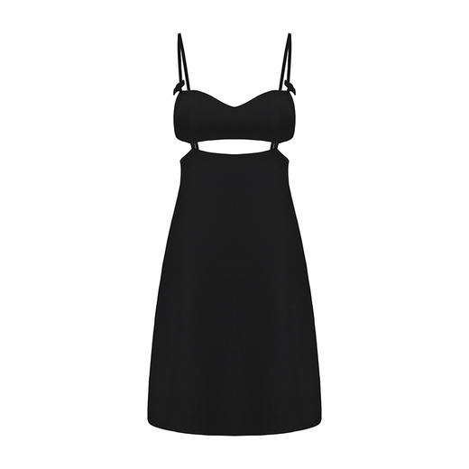 【提线少女】几何线条造型吊带连衣裙 商品图4