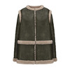 【绒绒苔原】A字斗篷式仿皮毛一体中长款外套 商品缩略图4