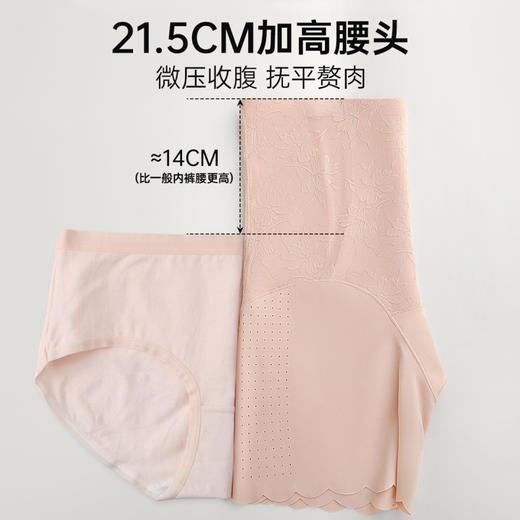 芙蓉映水 内裤(VIP)【粉底液隐形无痕塑身裤】强收小肚子提臀塑形防走光 商品图2