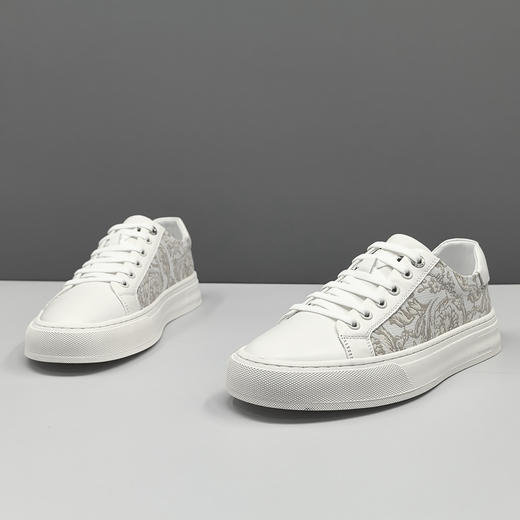 真皮板鞋男款潮流百搭休闲鞋韩版潮流男士高端轻奢一脚蹬懒人鞋男 商品图1