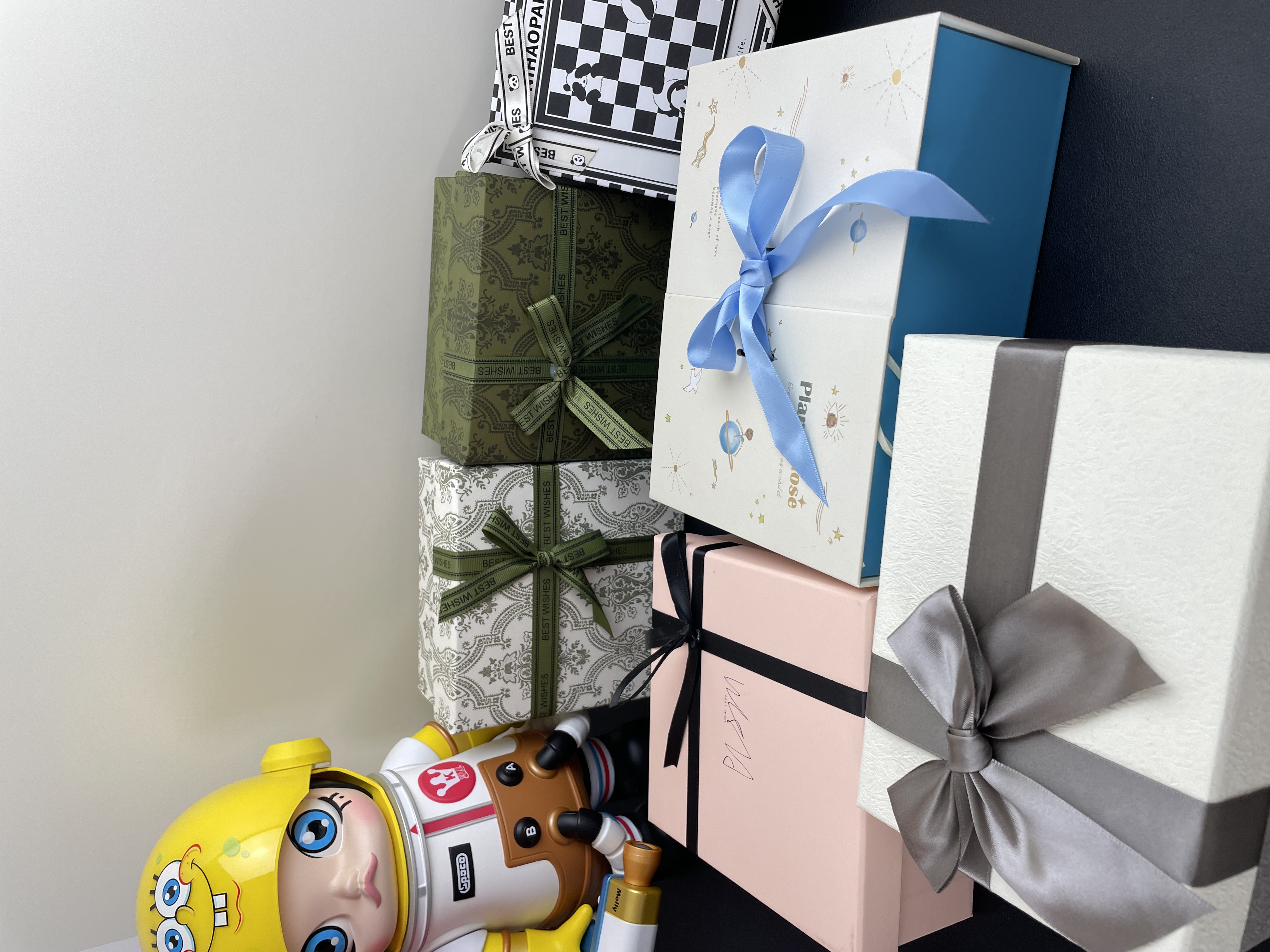 园发发礼盒 送礼包装 欧舒丹/兰蔻/雅诗兰黛/YSL/迪奥礼品盒礼盒 口红礼盒包装 礼品袋手提袋 （单拍不发）