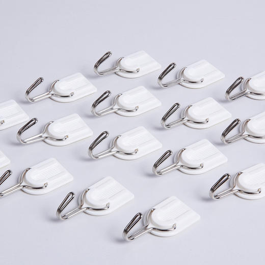 【批发】美丽雅简色经典小粘钩 6只装 商品图3