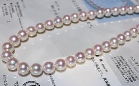 9mm-9.5makoya珍珠项链