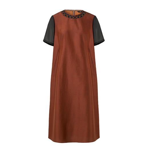 TANGY Collection天意2025秋季新品商场同款女拼接连衣裙L253803 商品图4