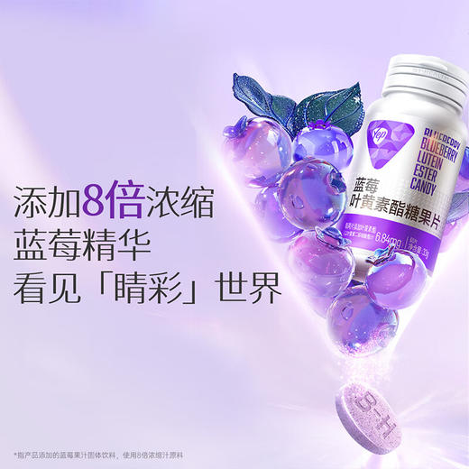 汤臣倍健蓝莓叶黄素酯糖果片60片 商品图2