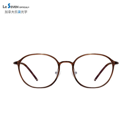 【森哥优选】乐柒 成人防蓝光眼镜护目镜透色素颜框女大框百搭Feather  ‘不可配度数’ LeSeven 商品图0