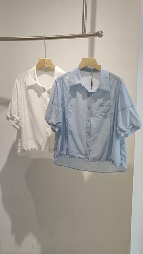 54B046时尚短袖衬衫