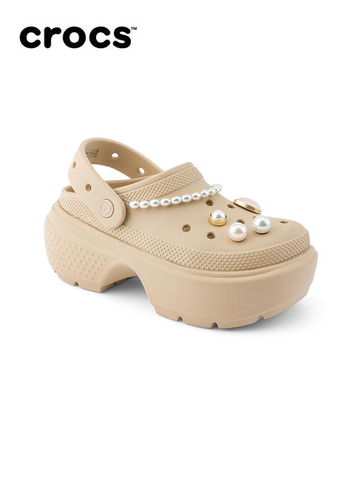 【经典佰搭 平稳舒适】Crocs卡骆驰 水晶雪屋洞洞鞋厚底沙滩鞋户外包头女鞋洞洞鞋女沙滩鞋跟高5-6CM 商品图3
