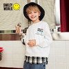 SMILEY WORLD秋季儿童假两件潮流出街卫衣薄款休闲宽松上衣S23315T057 商品缩略图1