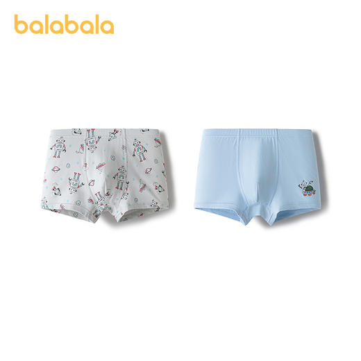 【商场同款】巴拉巴拉男童内裤平角小童四角短裤抗菌不夹P两条装 商品图4