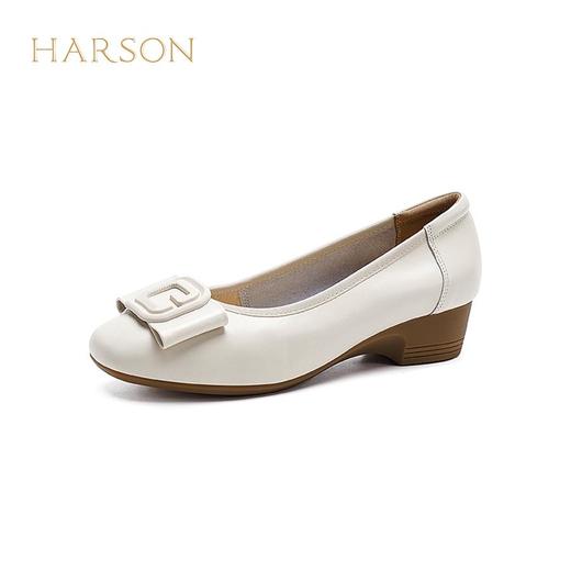 2楼HARSON女鞋HL257912牛皮革（新百购） 商品图5