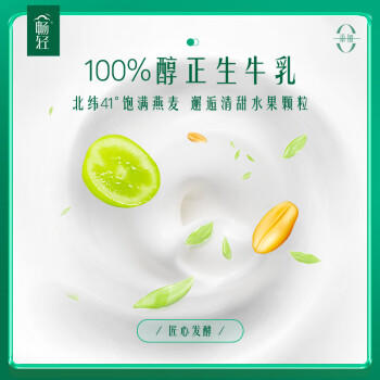 伊利畅轻低温酸奶 生牛乳 青提芦荟燕麦爆珠250g*4酸牛奶 风味发酵乳 商品图2
