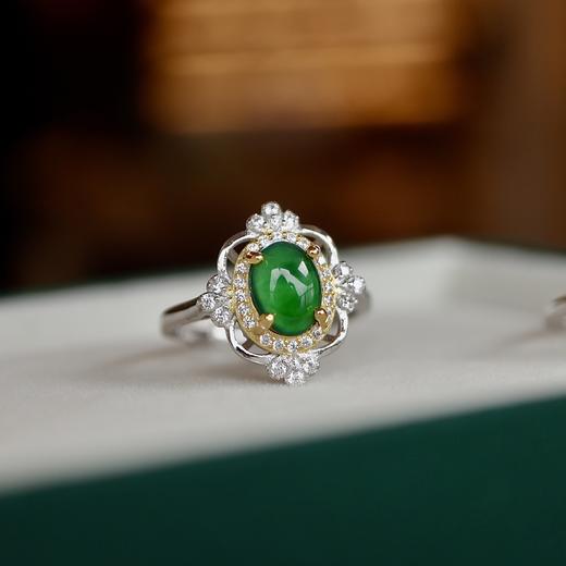 双色电镀翡翠戒指 cf 商品图0