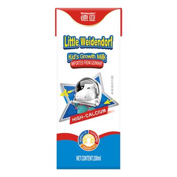 德亚（Weidendorf）德国进口儿童牛奶200ml*10盒 礼盒含维生素简单配方送礼 商品图1