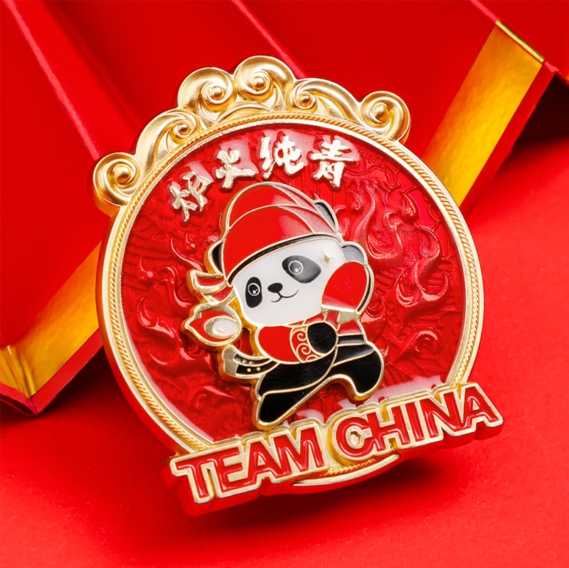 吉祥寓意系列多功能徽章-力劈华山/日行千里/炉火纯青