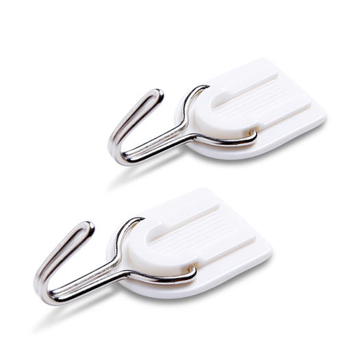 【批发】美丽雅简色经典小粘钩 6只装 商品图1