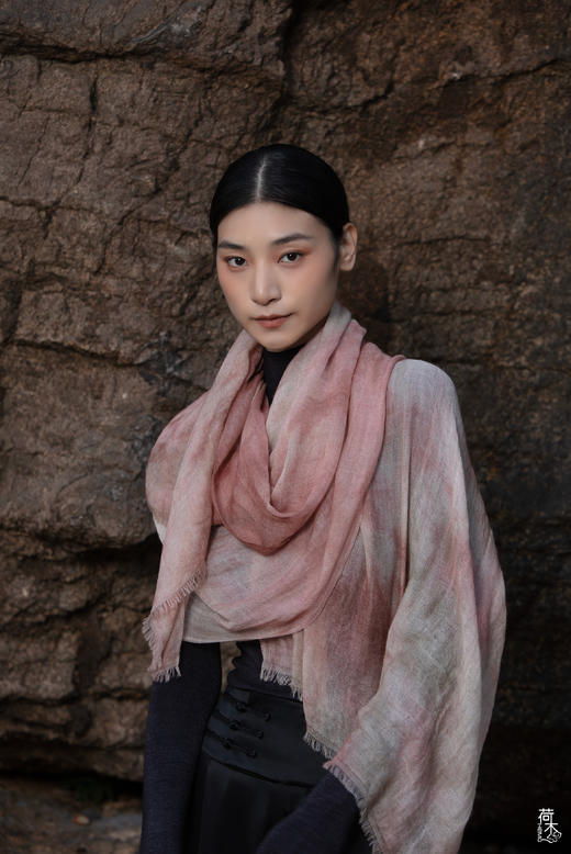 荷木HEMU丨花染高定·披肩 商品图2