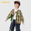 巴拉巴拉童装儿童外套格子宽松连帽上衣男童小童秋装户外休闲时尚 商品缩略图0