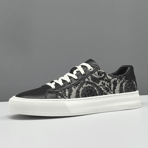 真皮板鞋男款潮流百搭休闲鞋韩版潮流男士高端轻奢一脚蹬懒人鞋男 商品图6