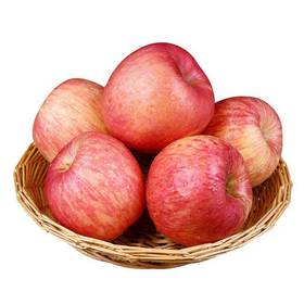 【采露】脆甜多汁红富士苹果22枚 连箱10斤装（中小果）