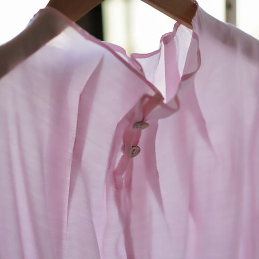 珠光粉天丝花瓣上衣+香芋紫垂垂裤｜清凉舒适，美得像天仙！ 商品图11