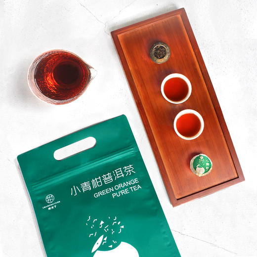 柑天下正宗陈皮普洱茶熟茶小青柑新会特产柑普茶 商品图1
