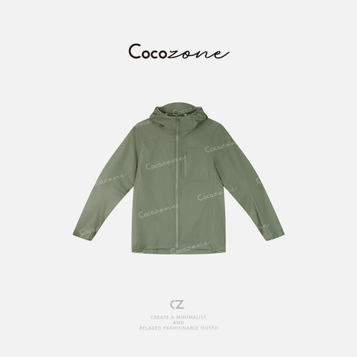 COCO ZONE 刘一一 “山系户外”连帽户外运动风胶条外套 CD2A1537 商品图0