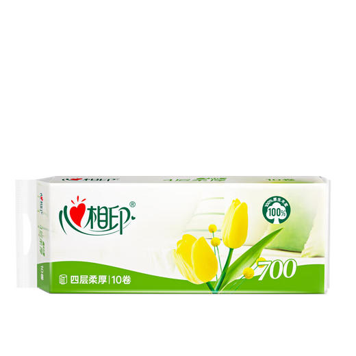 6LR1710（提装）优选郁金香系列70克10粒装四层无芯卫生纸*6提 商品图3