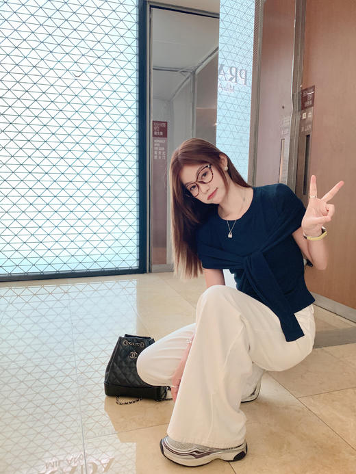 【110元任选2件】最后一波现货！2色披肩短袖T恤 商品图8