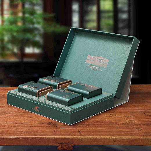 向云端 【蚕丝面.绿.4听毛尖+茶勺】33元1套.共5套 商品图2