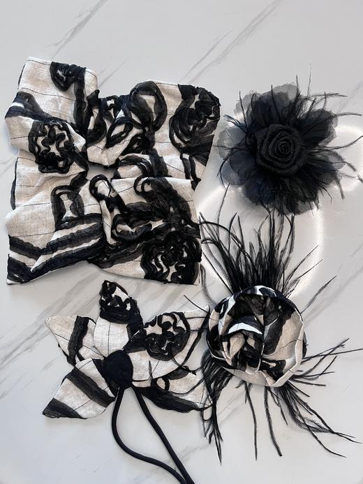 藤蔓织梦 定制亚麻胸花 22317 商品图0