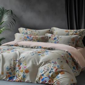 玛万生活MAWALIFE A类100%兰精天丝四件套之夏日花园，D*or同款定制花色，专属画稿艺术品，丝滑自带凉意（下单3-5天发）