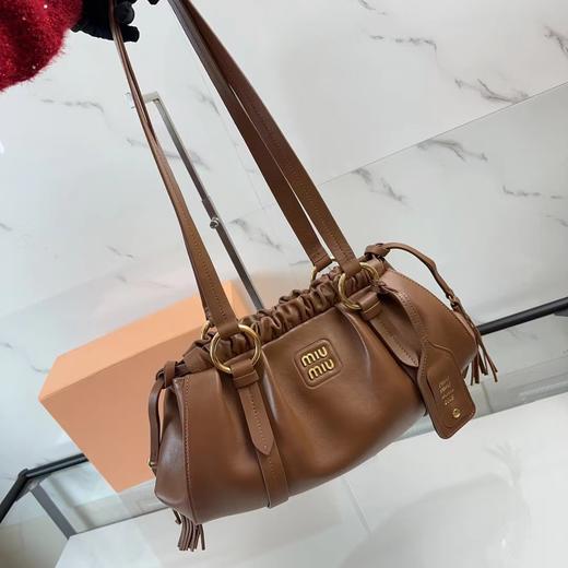 Miu Miu缪缪新款流苏抽绳饺子包(HH) 商品图4