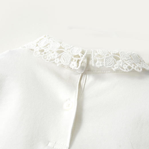 【辛巴娜娜】simbanana儿童打底衫新款女童长袖t恤纯棉白色女宝宝上衣春秋款潮 商品图4