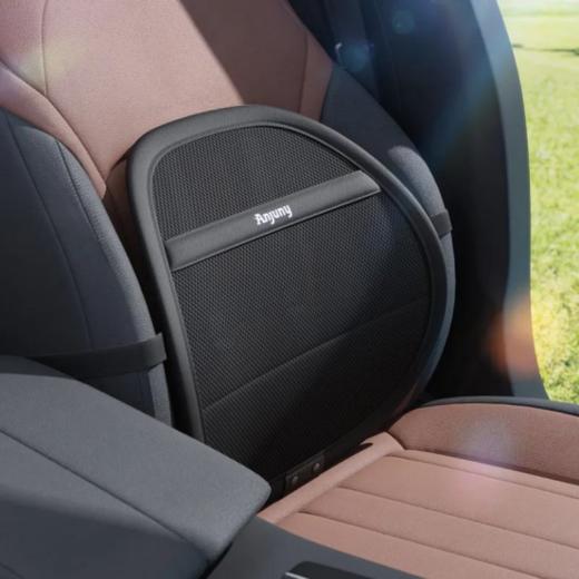 💥斯麦欧又出腰靠啦~【斯麦欧碳钢通风腰靠】❤️双层镂空冰丝网+5颗静音小风机，🌞暴力降温，不在闷热！！ 商品图0