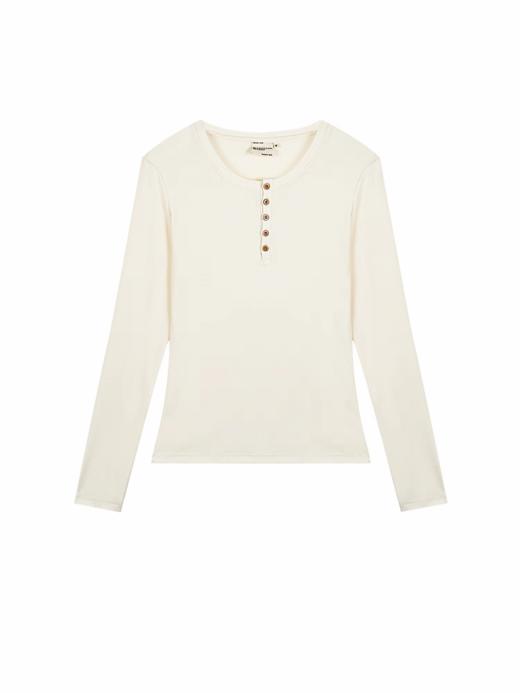 早乙女惠子saotome/STMCX252278/薄款长袖打底亨利衫 商品图3