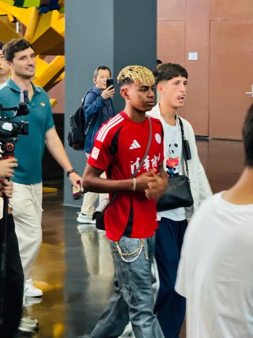 小李子:阿迪达斯球员版足球短袖比赛组队球衣印制亚马尔同款男 商品图2