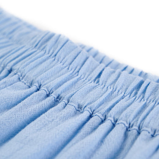 【辛巴娜娜】simbanana女宝夏季裤子洋气时尚百搭花边褶皱休闲百搭束脚防蚊长裤 商品图3