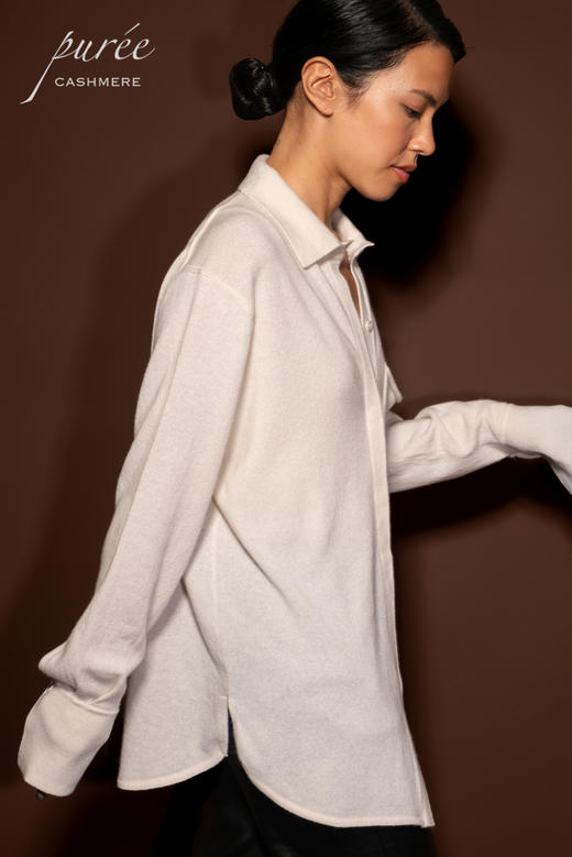 #1968「CASHMERE LONG SHIRT」 100% CASHMERE 羊绒长衬衫 商品图7